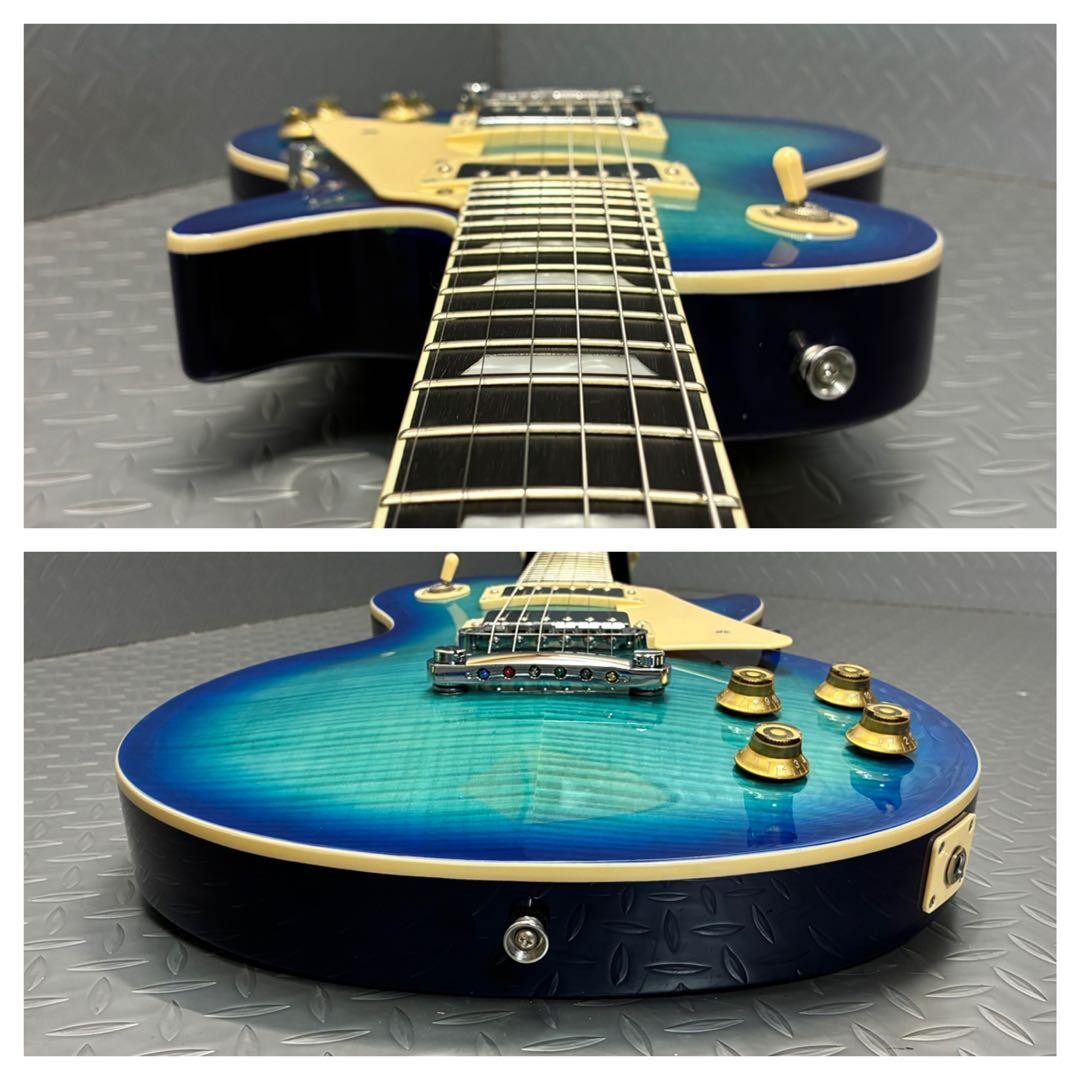 Goku Blitz Les Paul Blp-450 See-Through Blue Maintained