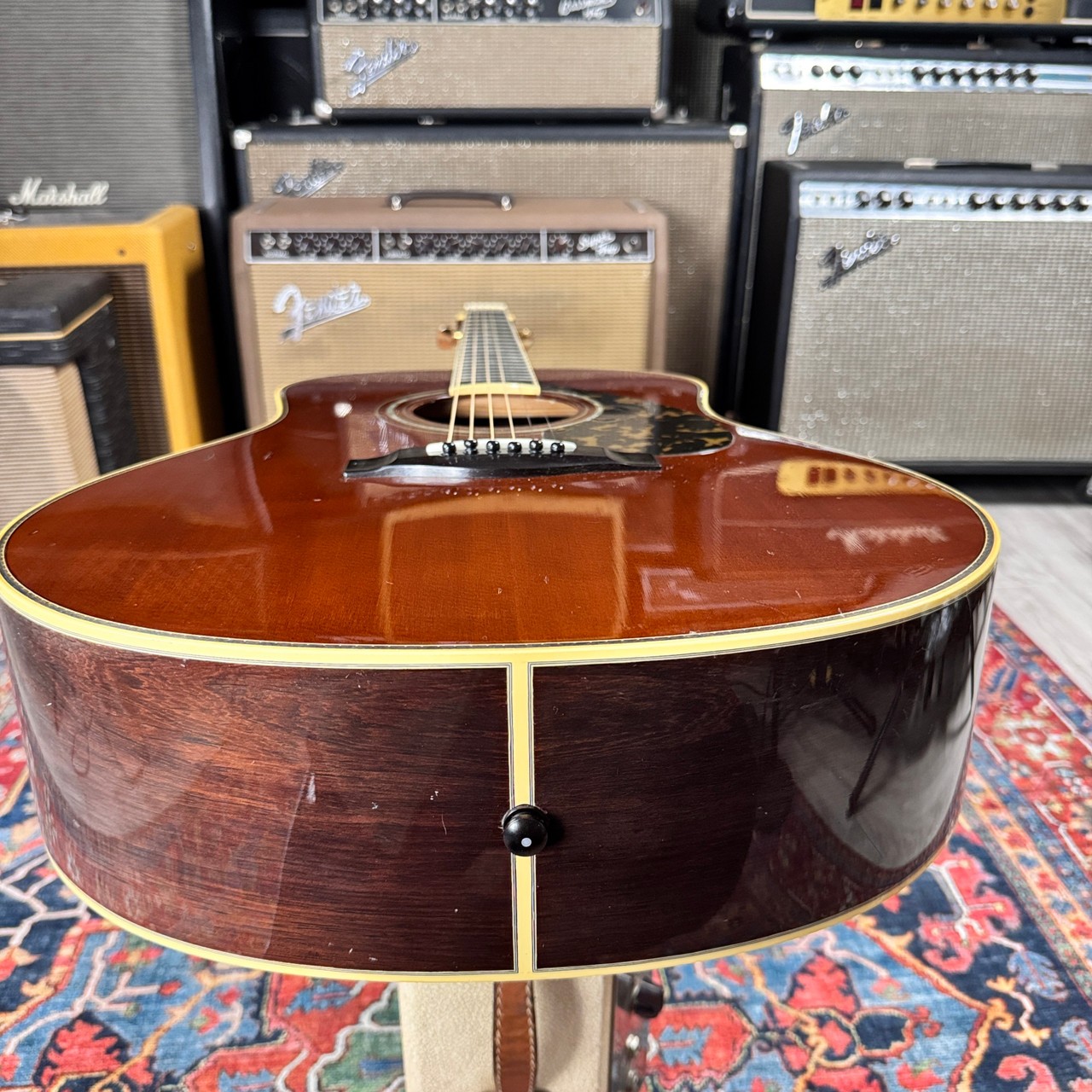 *Video* Yamaha Custom Shop Luxury Line LL31B 1997 All Solid Woods w/Tags & HSC