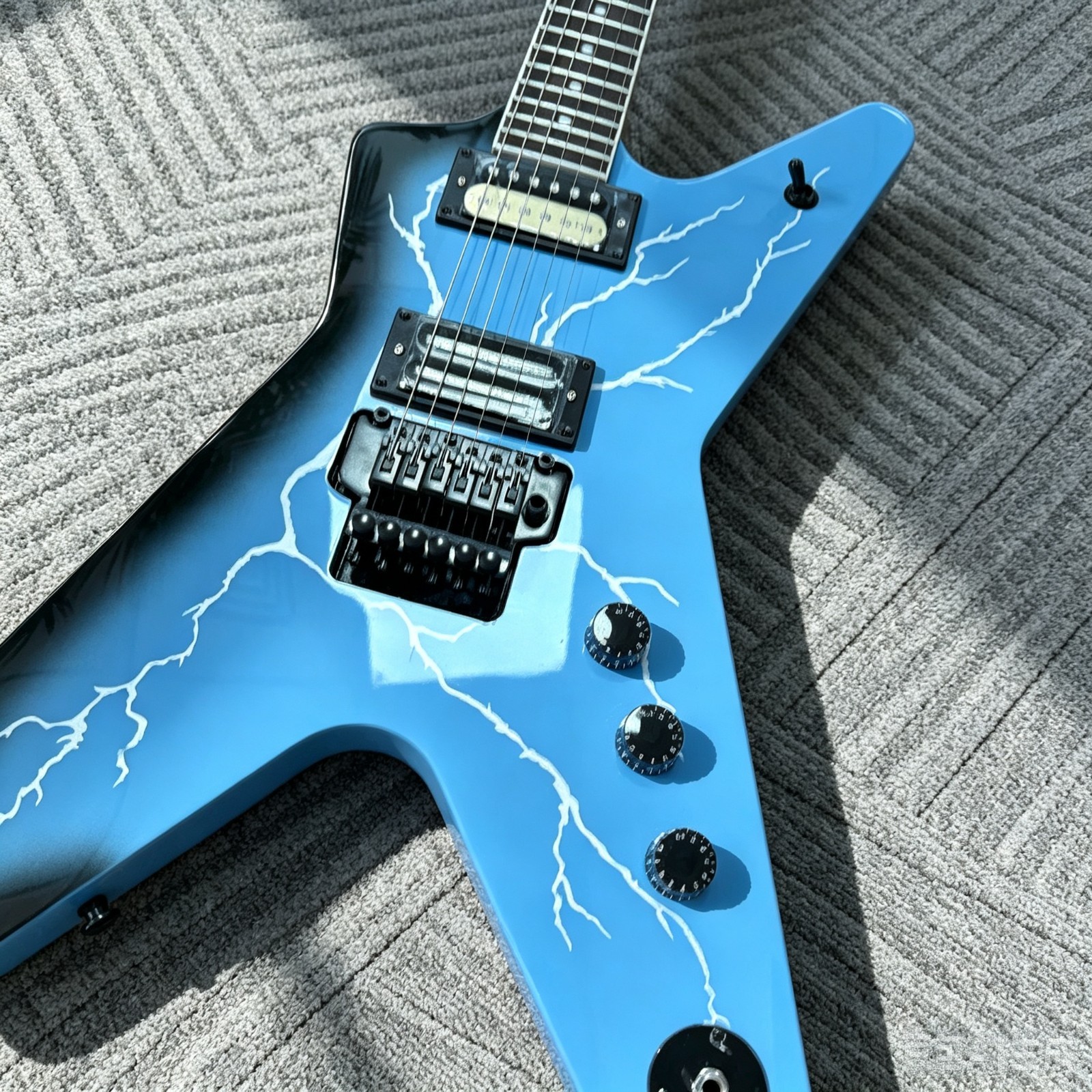 US Warehouse The Dean Darrell Dimebag Style Electric Guitar Rosewood Fingerboard
