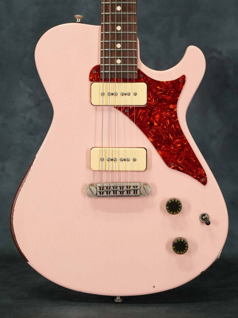 Knaggs Kenai J P2 Shell Pink Relic Electric Guitar Used 2023, Hard Case