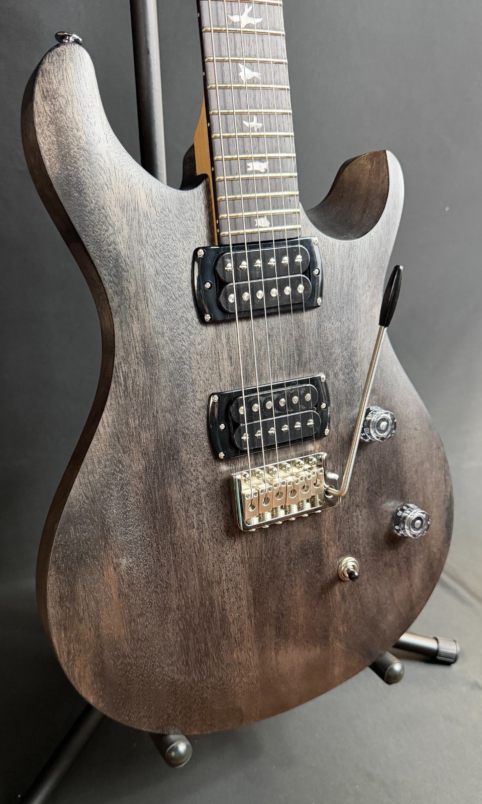 PRS SE CE 24 Standard Satin Electric Guitar Charcoal w/ Gig Bag