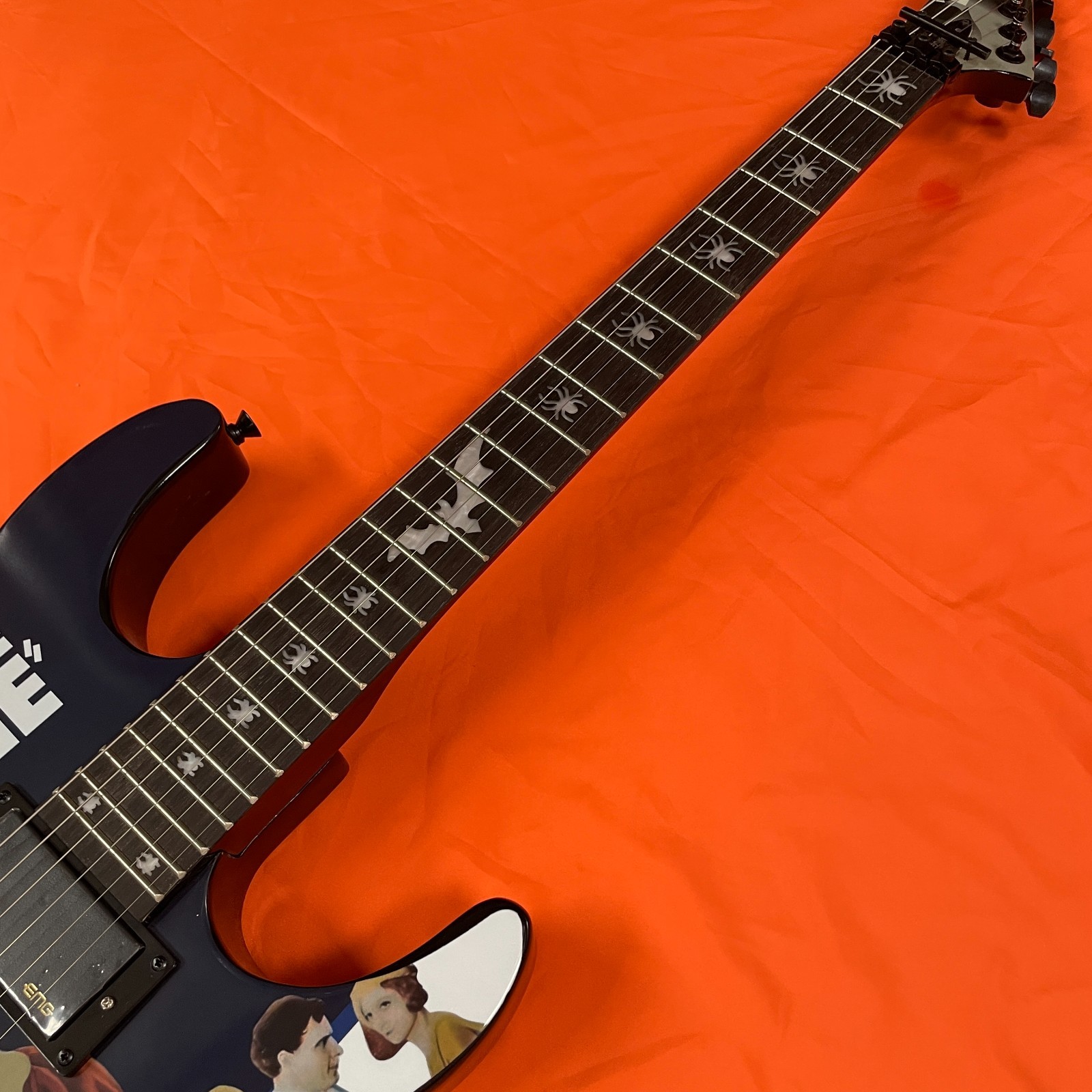 White ZombieLTD Electric Guitar HH Black Hardware Floyd FAST SHIP