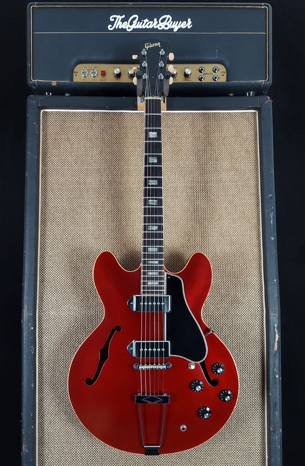 1967 Gibson ES-330 Sparkling Burgundy 100% Original Very Good Condition (271)