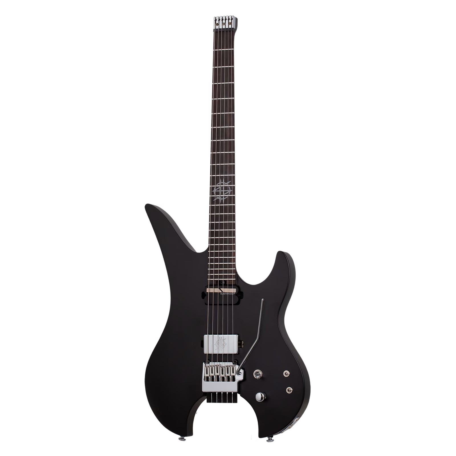 Schecter Synyster Gates Custom-6 TR-S Headless Guitar – Satin Black – Open Box