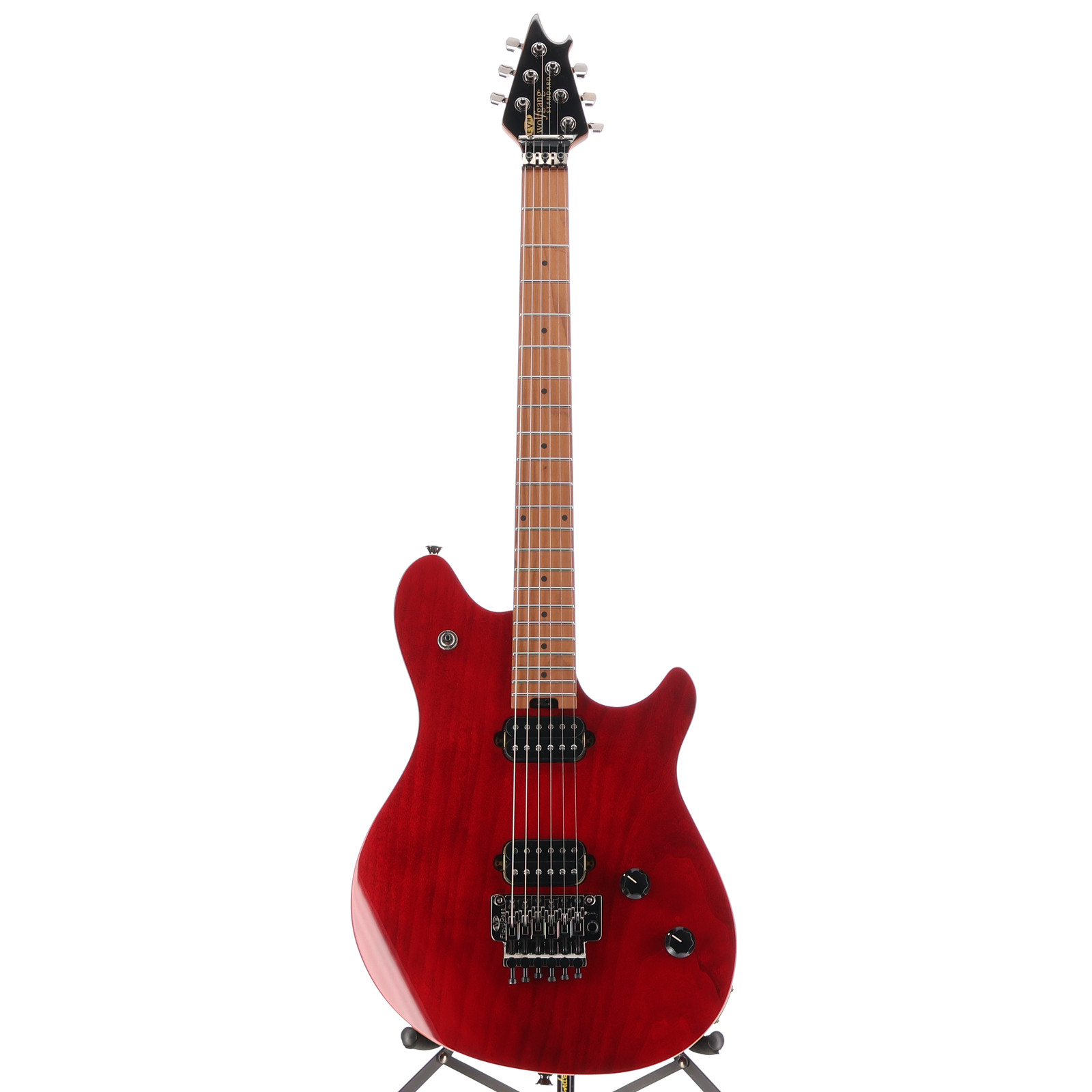 EVH Wolfgang WG Standard QM, Baked Maple Fingerboard, Wine Red (RP)