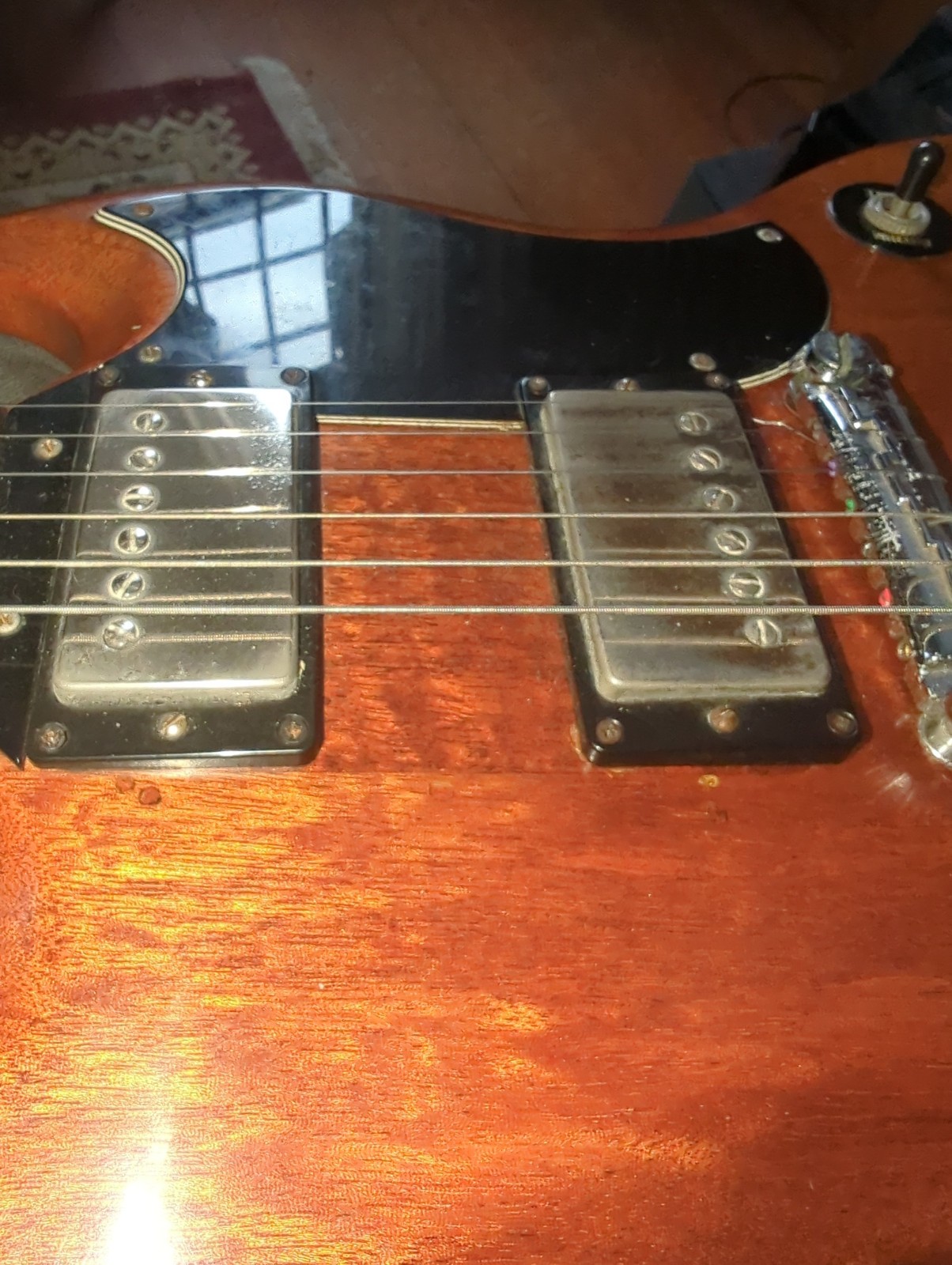 Vintage 1963 Gibson SG Junior Modified to Humbuckers Original