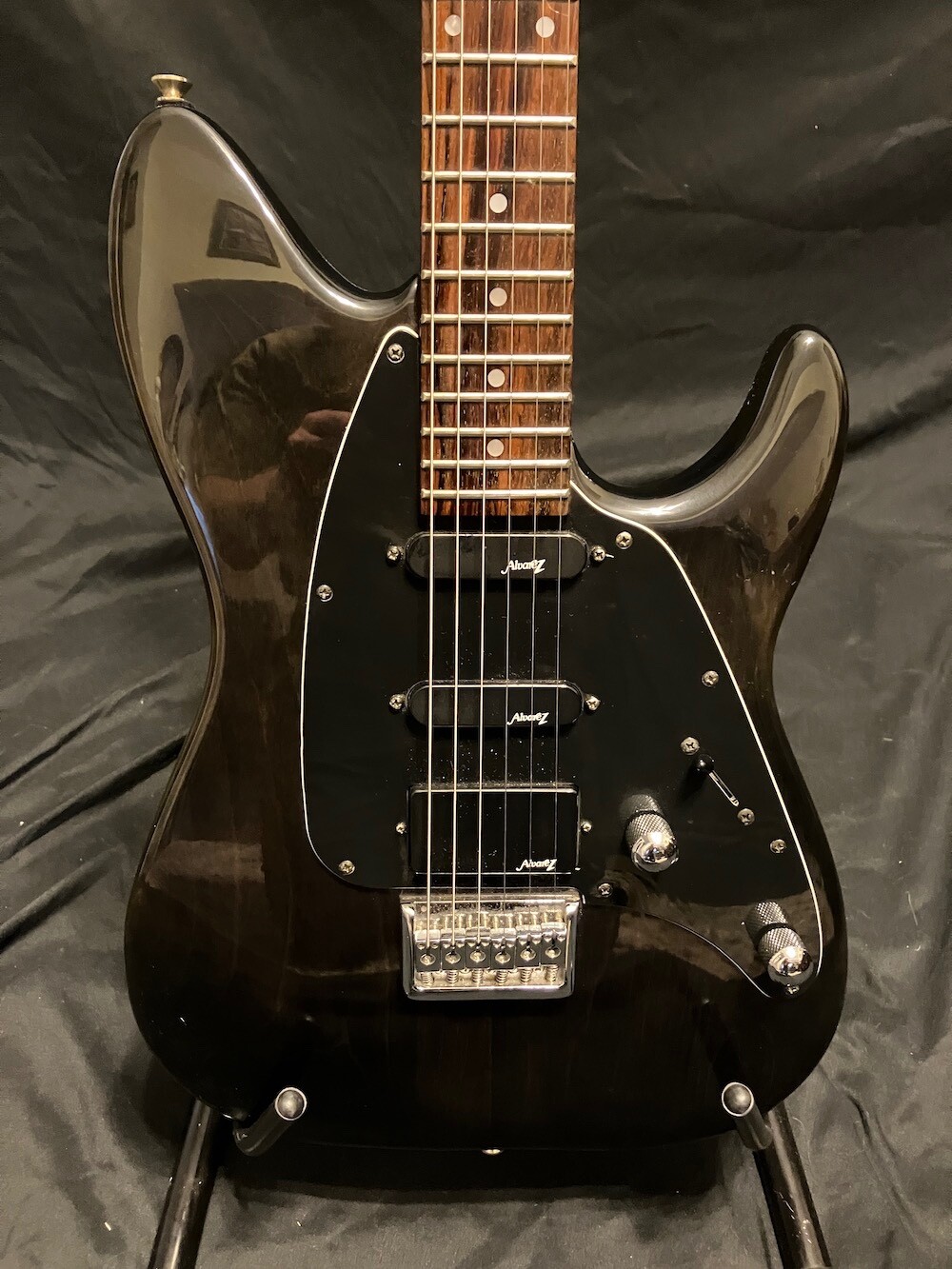 Alvarez Dan Armstrong Model Electric Guitar See Through Grey H/S/S W/Case