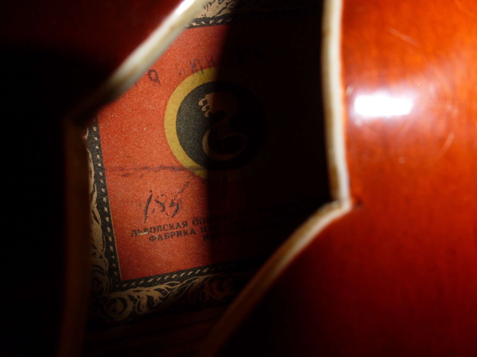 Soviet Ukrainian made hollow body Elec. guitar. PLEASE LOOK