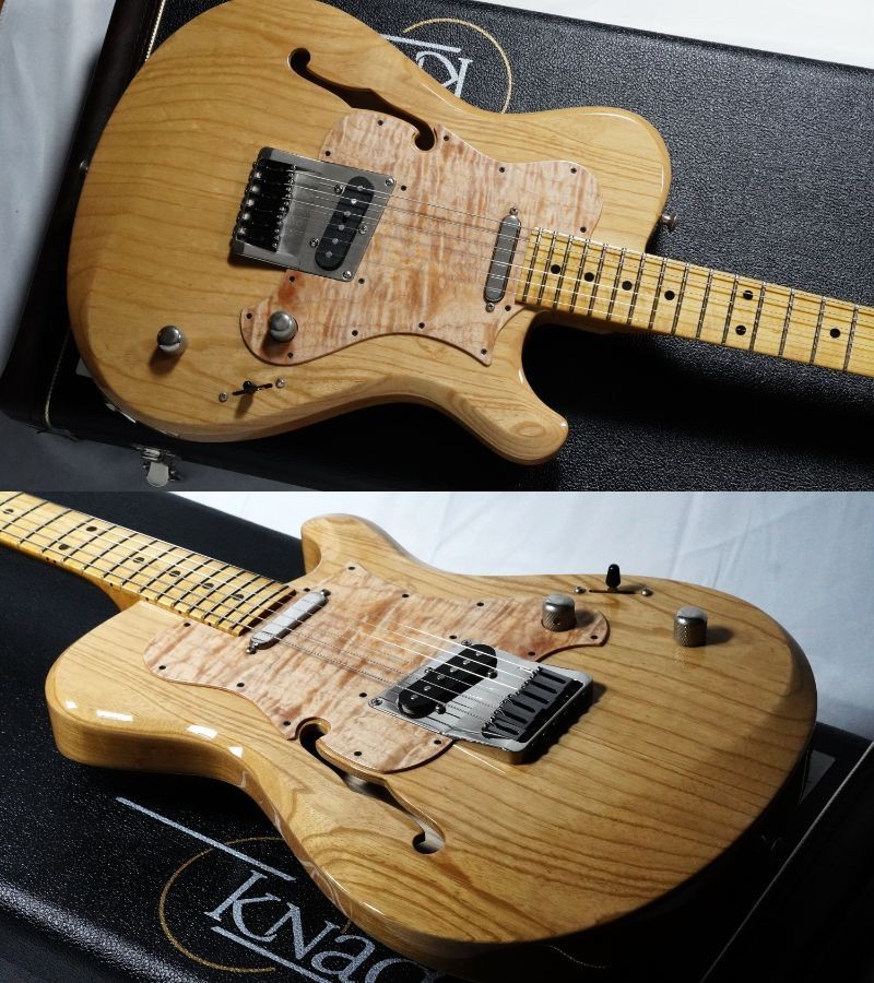 Knaggs Guitars Choptank Hardtail Hollowbody / Natural (2021) (no260410)