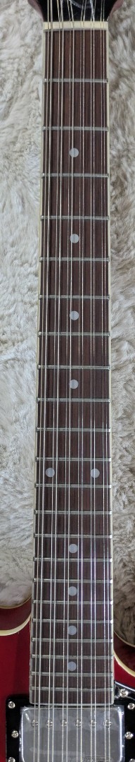 Vintage VSA500 ReIssued 12 String Electric Guitar ~ Cherry Red – B-Stock