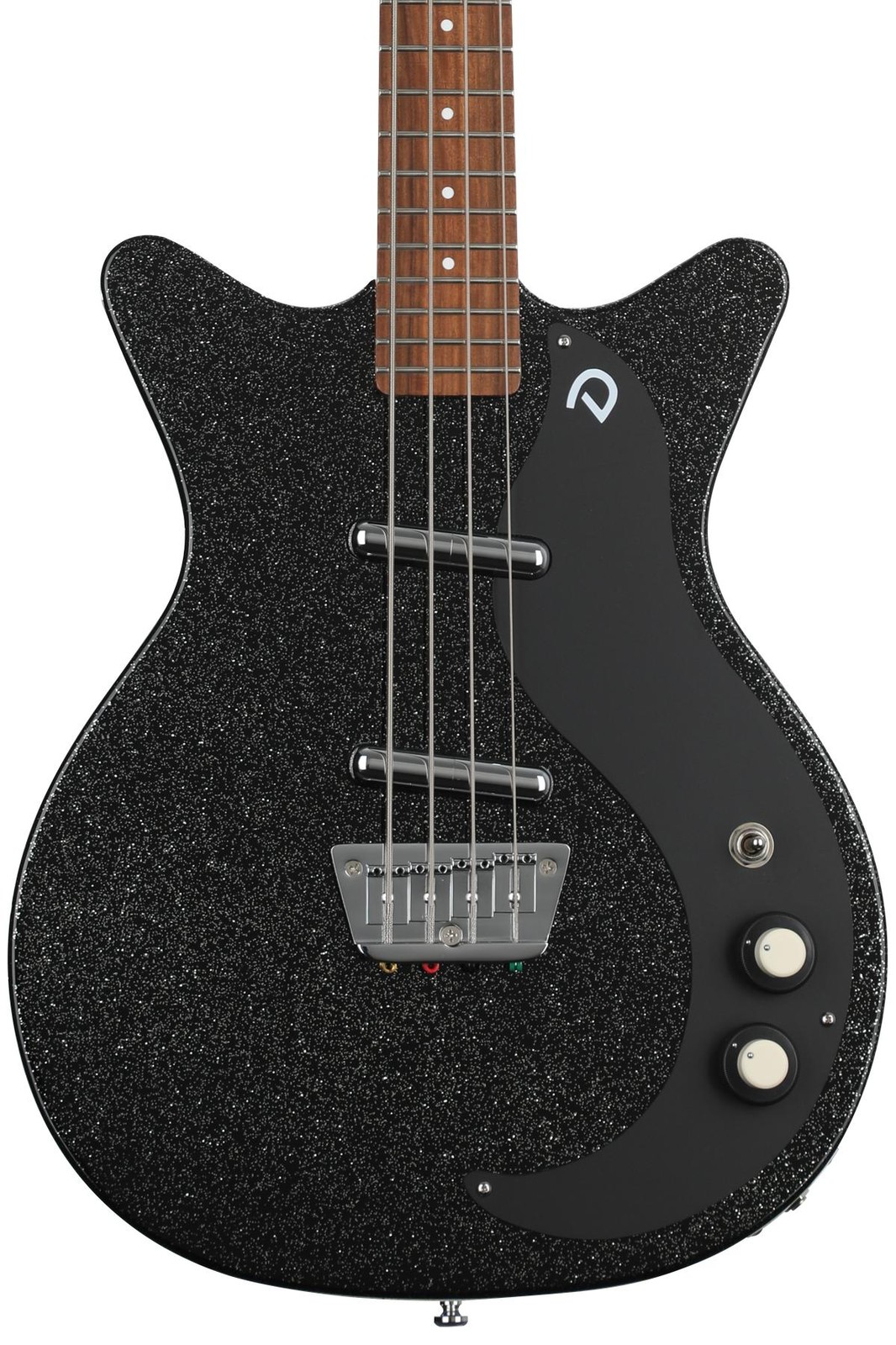 Danelectro ’59DC Short Scale Bass – Black Metalflake