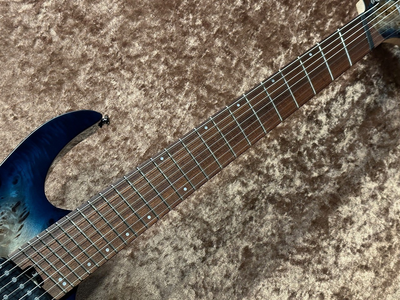 Ibanez RGMS7PB Cosmic Blue Starburst 7-String Multi-Scale Guitar Used