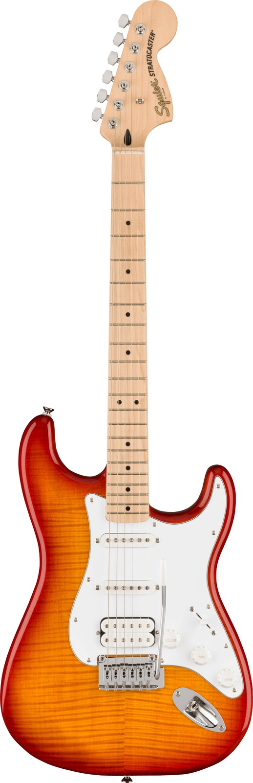 Fender Squier Affinity Stratocaster FMT HSS – Sienna Sunburst w/ Gig Bag