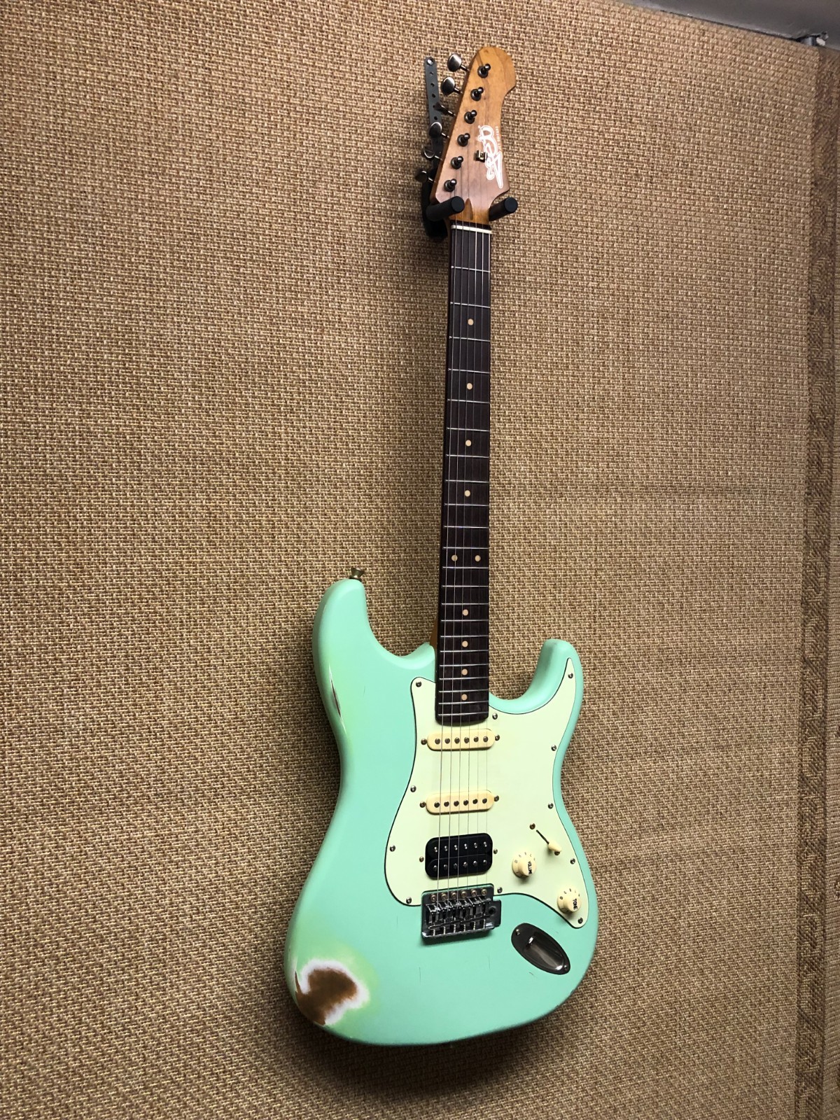 Jet Guitars Jet JS-400 SFG RLC S-Style, Relic Poplar Body, Roasted Maple Neck