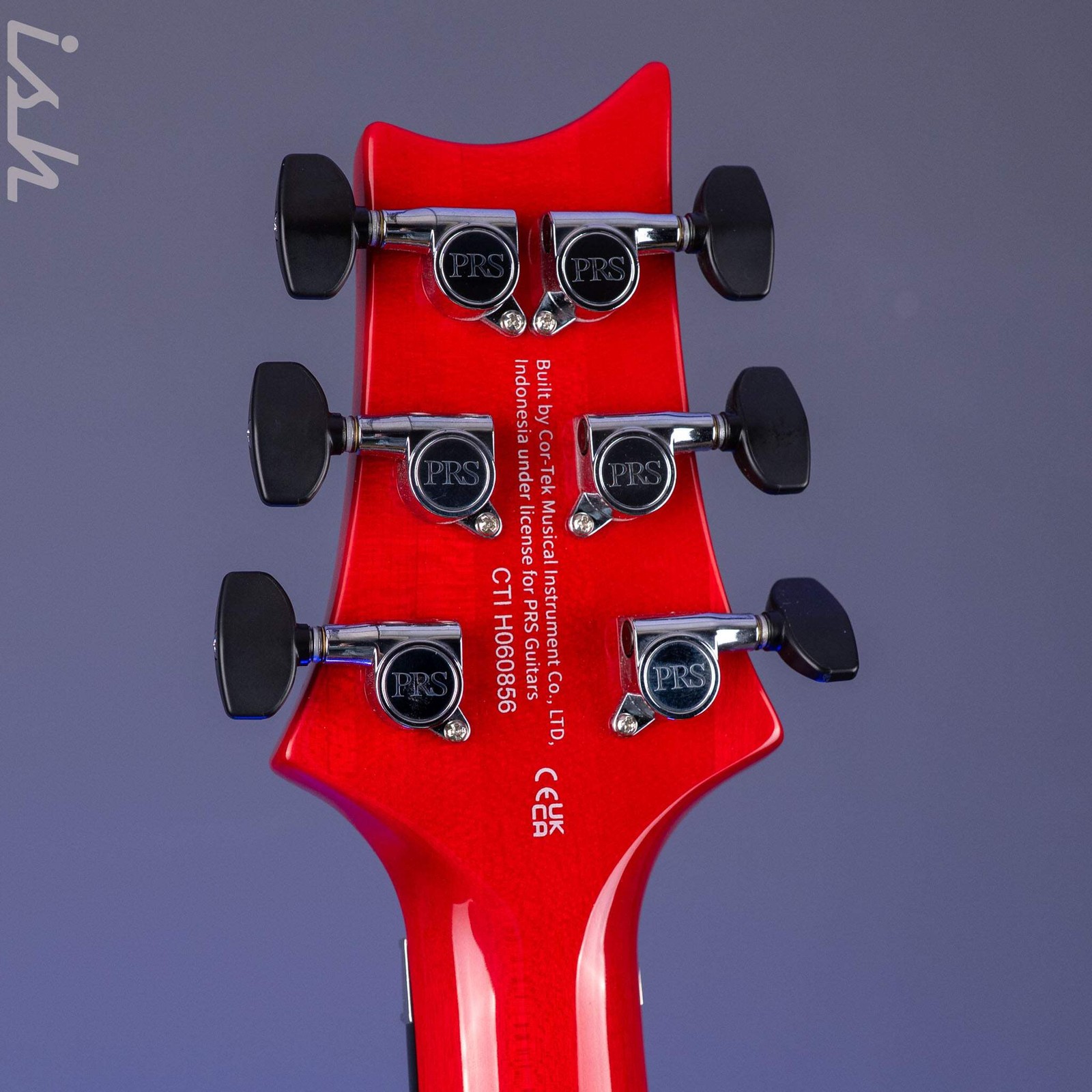 PRS SE Custom 24 Floyd Electric Guitar Charcoal Cherry Burst