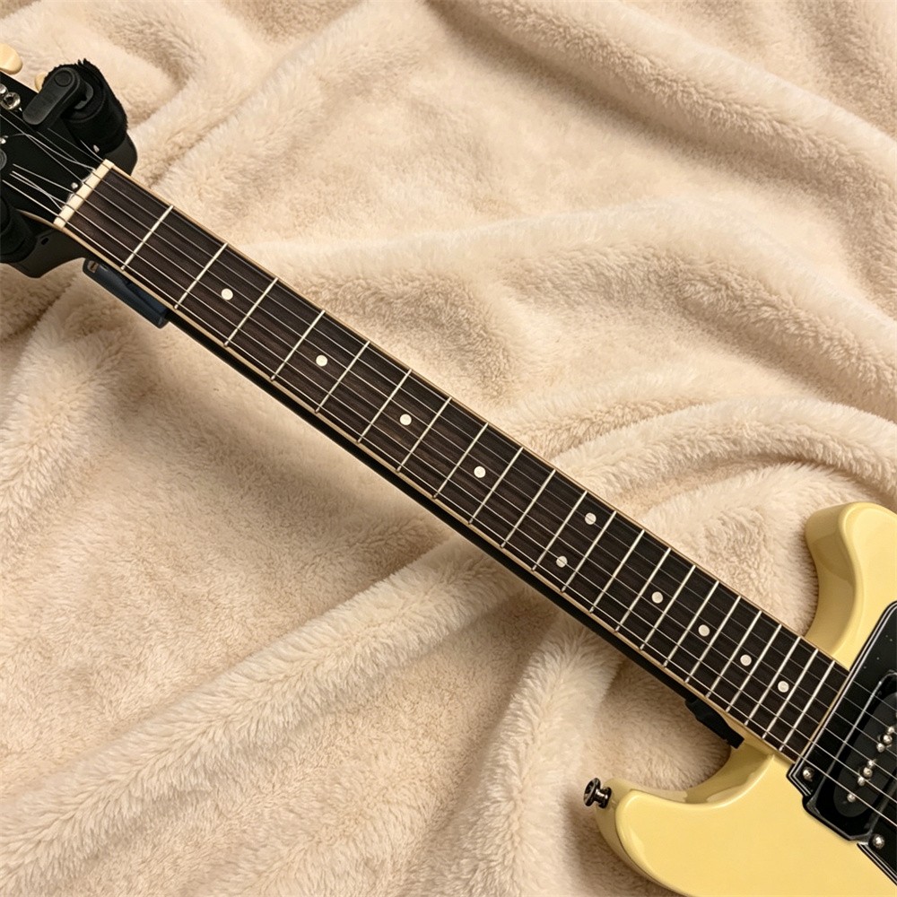 Junior Solid Electric Guitar Double Cutaway P-90 Pickups Stainless Fret Cream
