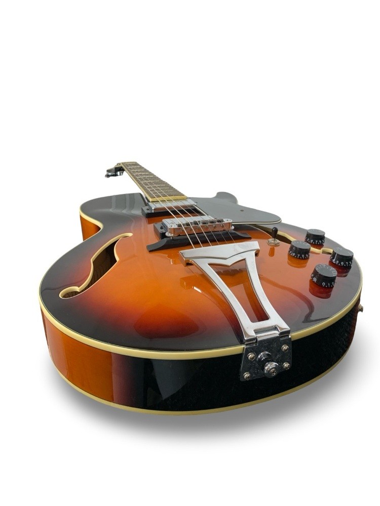 Ibanez Artcore AG75-BS Hollowbody Electric Guitar – Sunburst – With Hard Case