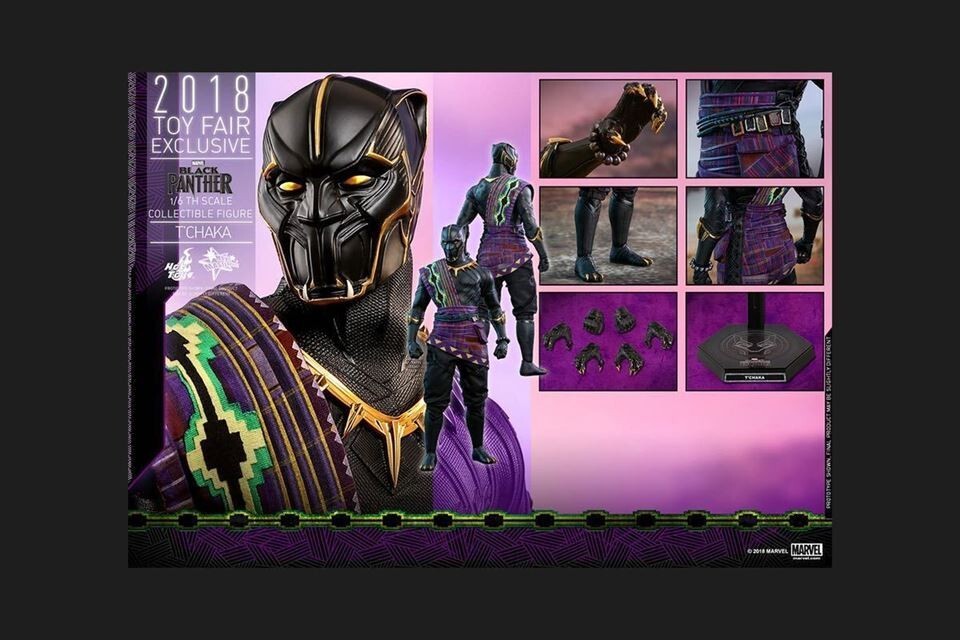 New Hot Toys MARVEL Black Panther T’chaka MMS487 Toy Fair 2018