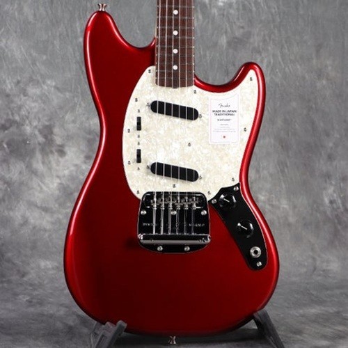Fender Made in Japan Traditional 70s Mustang RW Candy Apple Red Electric Guitar