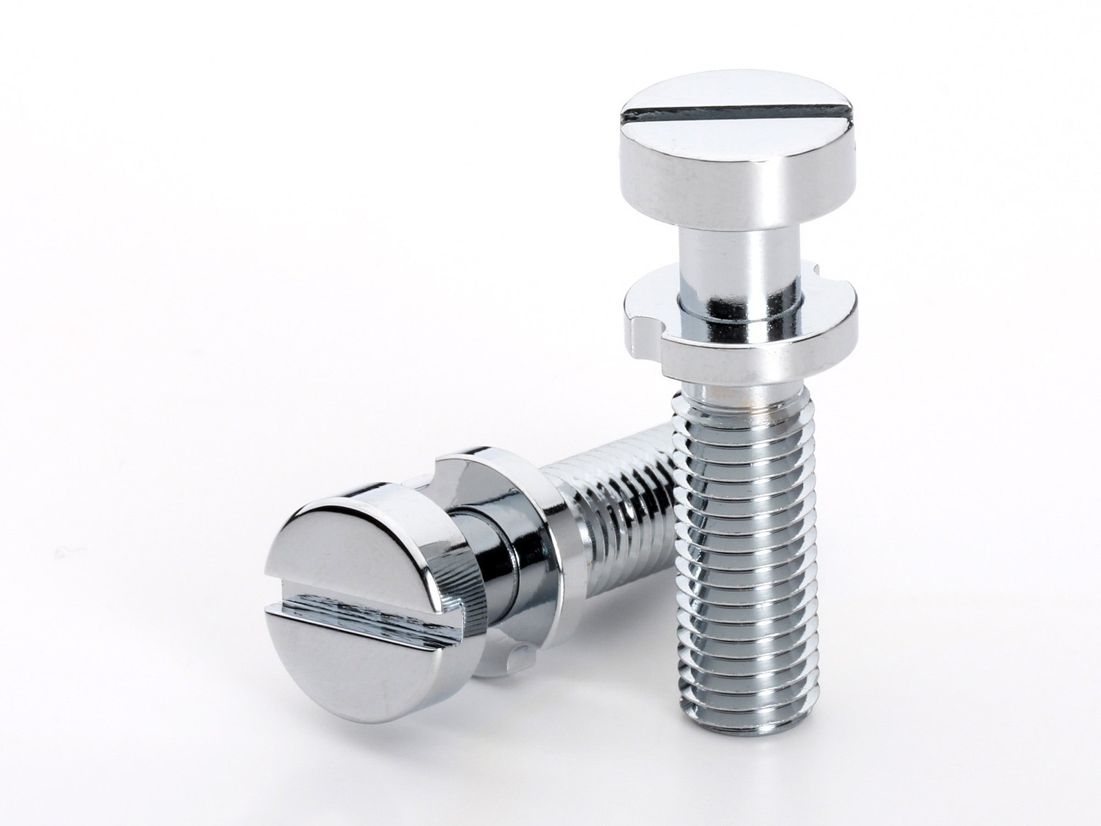 Music City Bridge Locking Tailpiece Studs, 5/16-24, Chrome