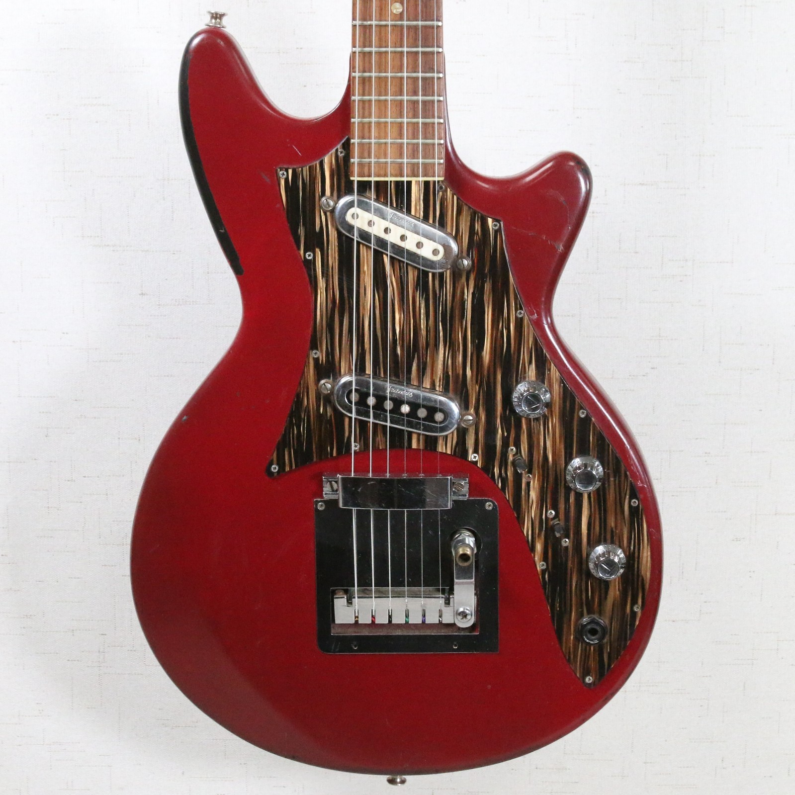 Framus Strato Super 5/155-52 Vintage Germany Electric Guitar 1967 Red – WOW!
