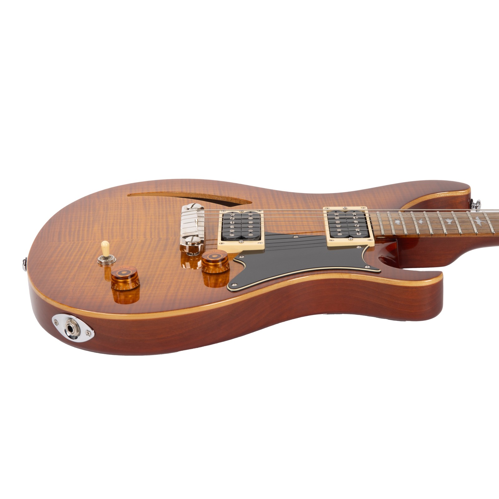 Used PRS SE Custom Semi-Hollow Tri-Color Sunburst 2012