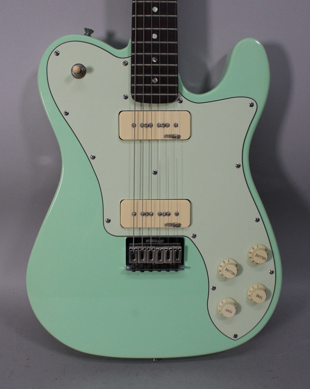 Partscaster T-Style Electric Guitar Seafoam Green Rosewood Neck