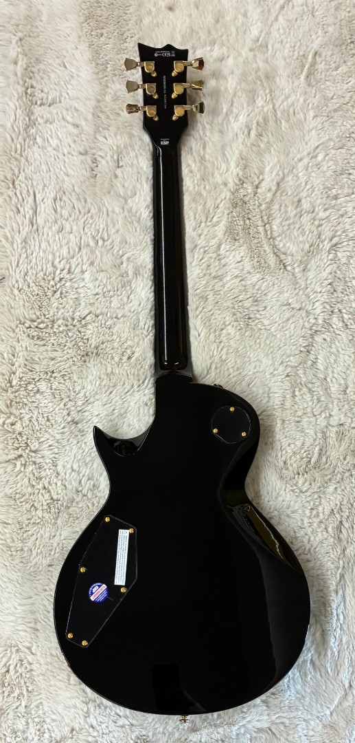 LTD by ESP Model EC-256 Gloss Black Finish Single Cutaway Electric Guitar