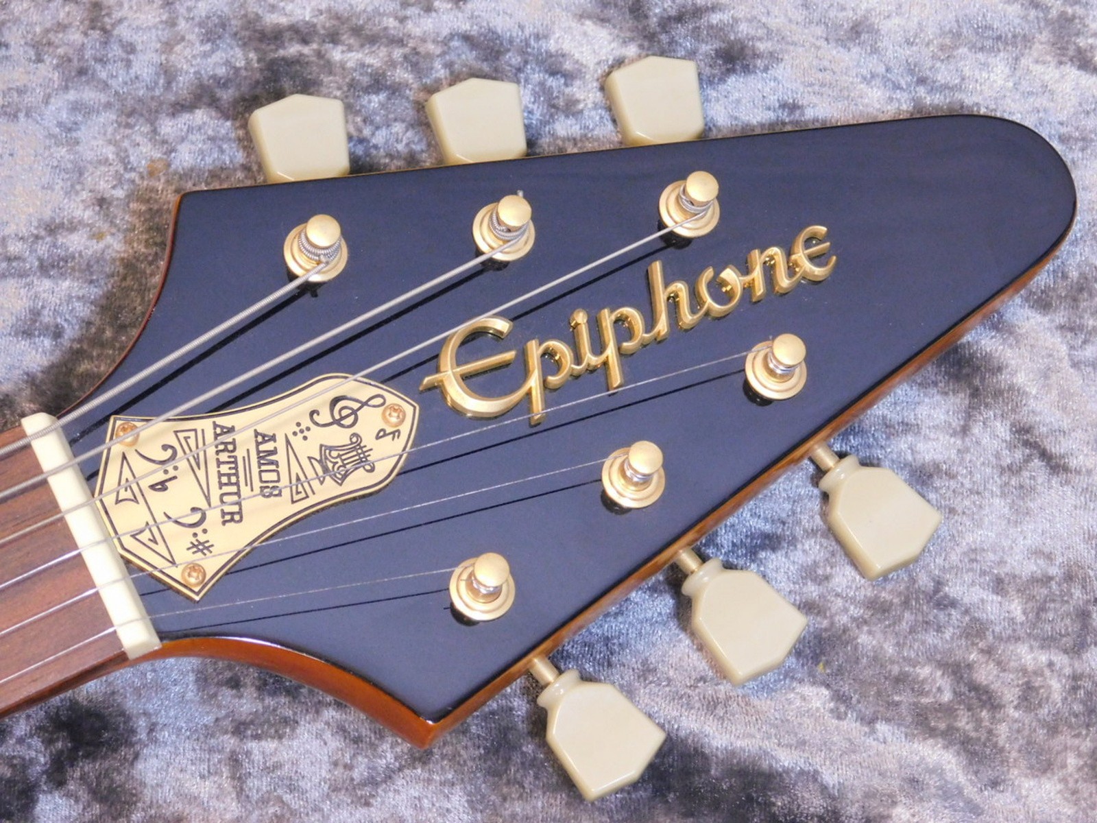 Epiphone Joe Bonamassa 1958 Amos Korina Flying V Used Korina Natural w/Hard Case