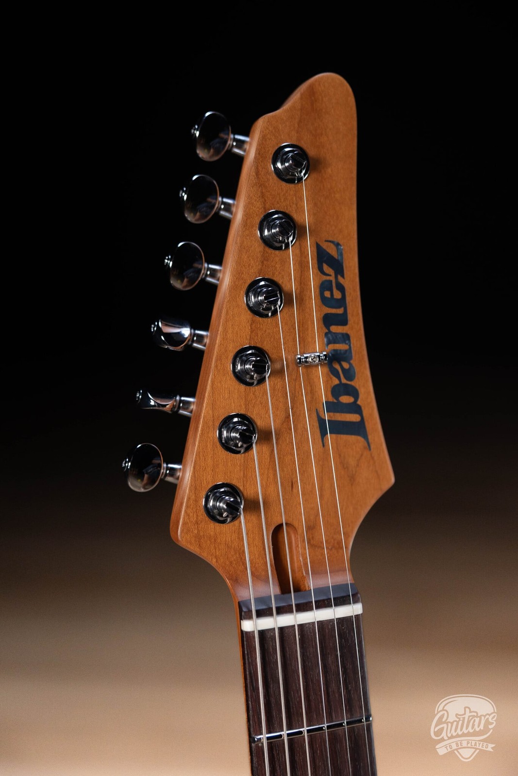 Ibanez TQM2 Tom Quayle Signature Guitar w/ Case – Charcoal Black Burst Flat