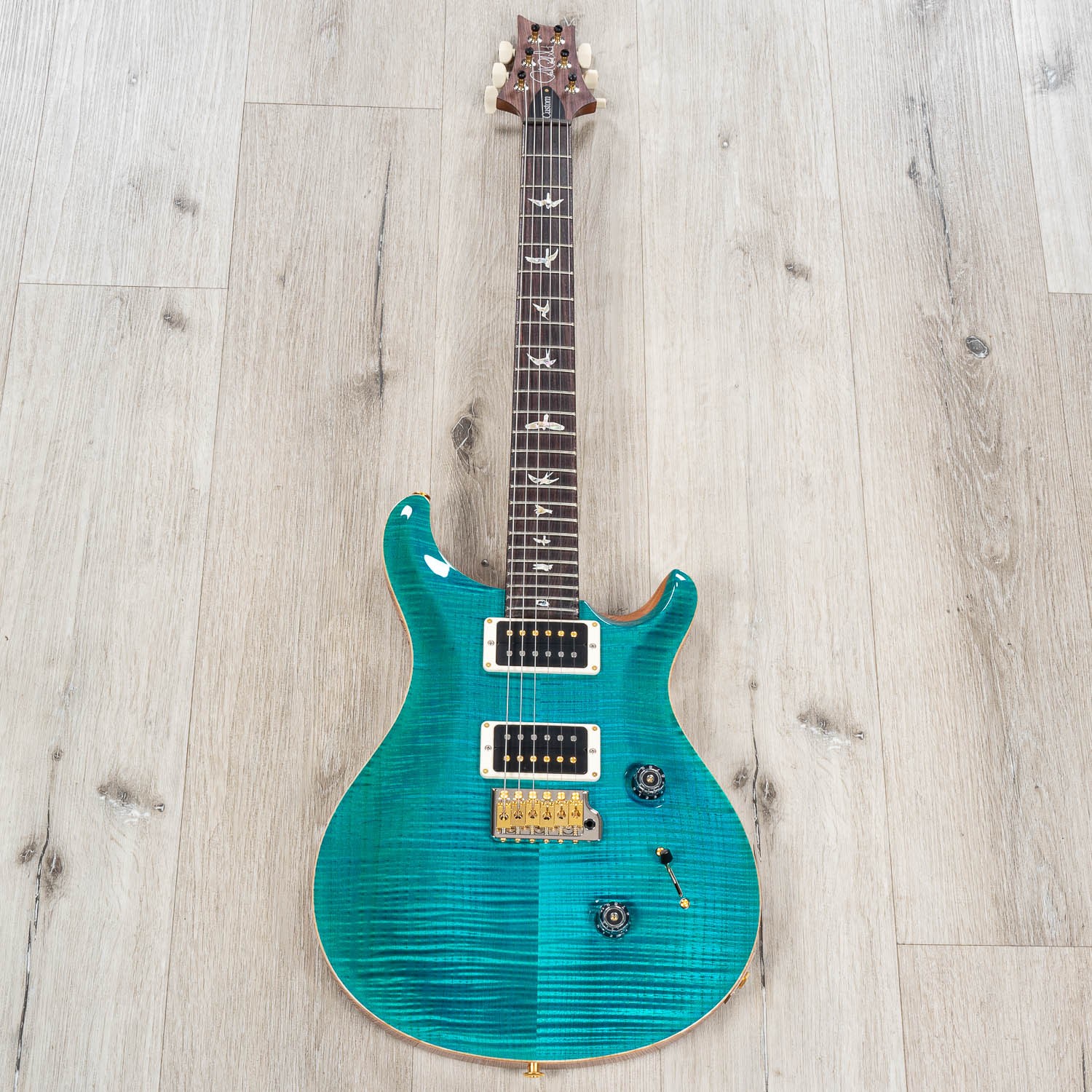 PRS Paul Reed Smith Custom 24 10-Top Guitar, Rosewood Fingerboard, Carroll Blue