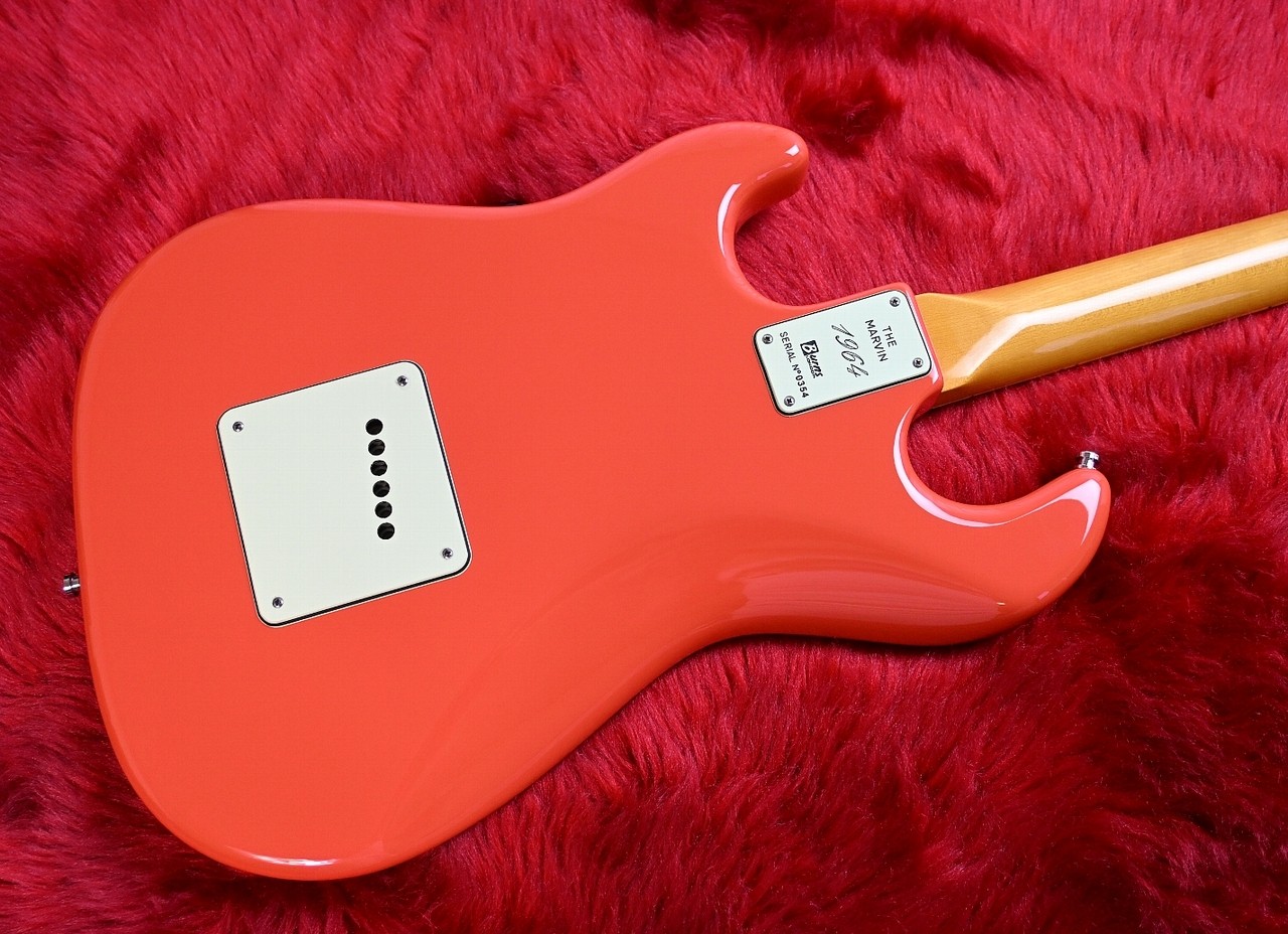 Burns Hank Marvin Signature Electric Guitar Fiesta Red Used Rock Maple Neck