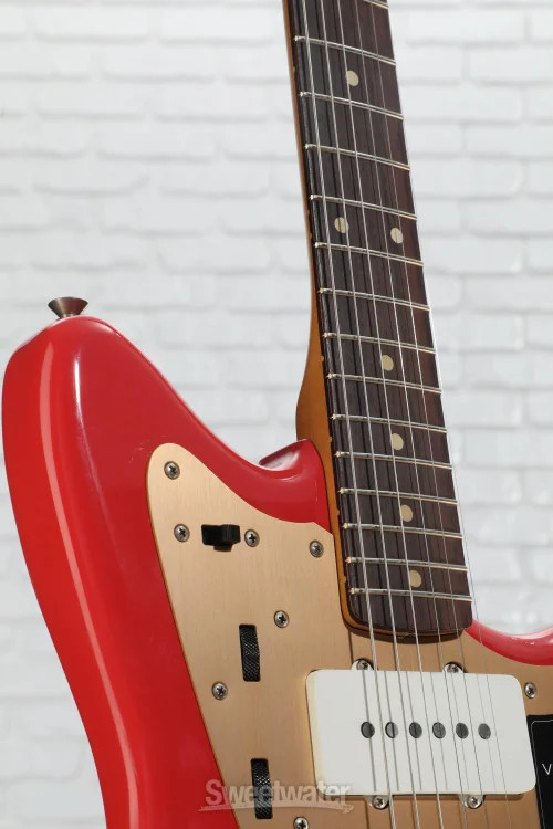 Fender Limited Vintera II Road Worn ’50s Jazzmaster Electric Guitar – Fiesta Red