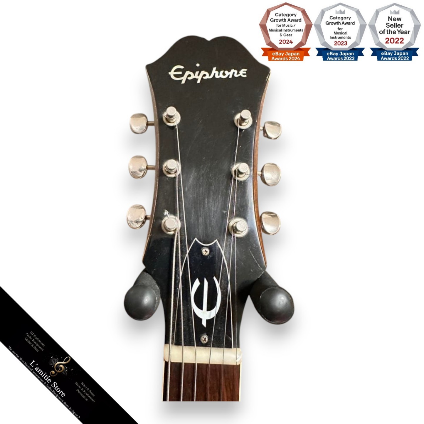 Epiphone John Lennon 1965 Casino Sunburst Guitar with Certificate