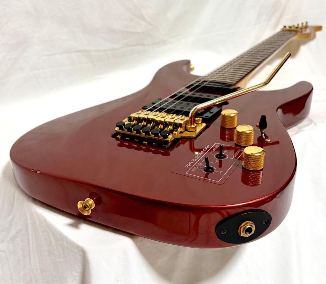 [New strings replaced] FERNANDES electric guitar FR-85S sustainer