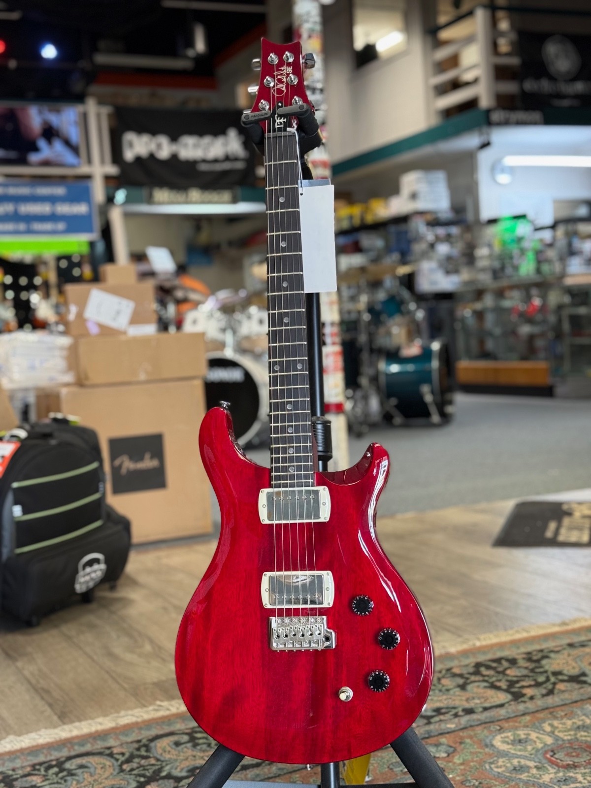PRS SE DGT Standard – Vintage Cherry W/ Free Shipping & Gig Bag #004