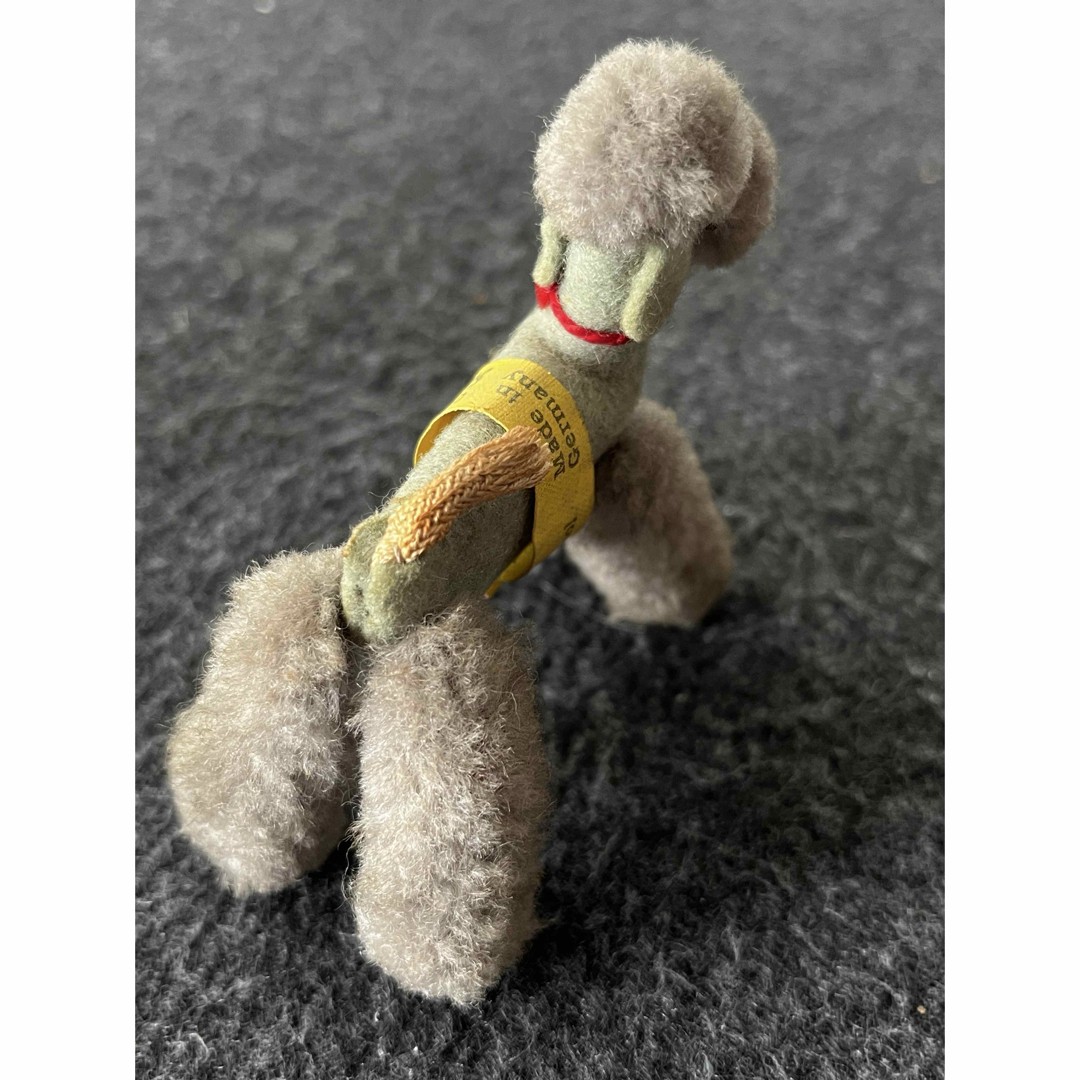 Rare Plush Toy Vintage Steiff Poodle Pair Made in Germany
