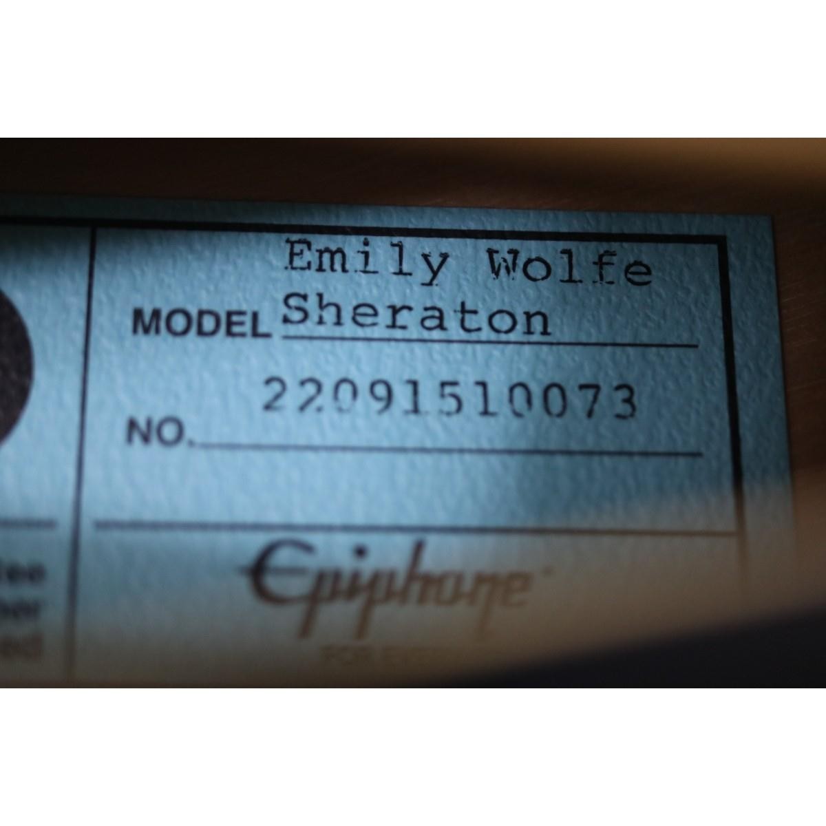 Authentic EPIPHONE EMILY WOLFE SHERATON #270-004-363-4252
