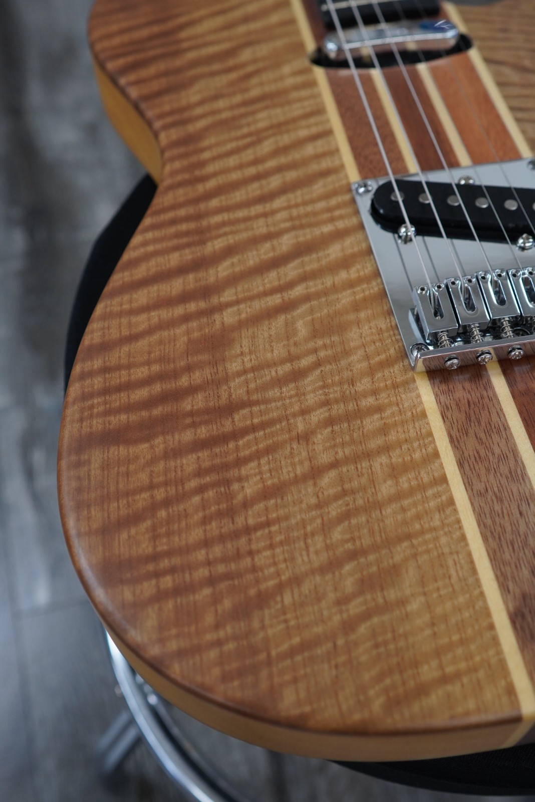 AIO TC1-Walnut Neck -through Electric Guitar – H001