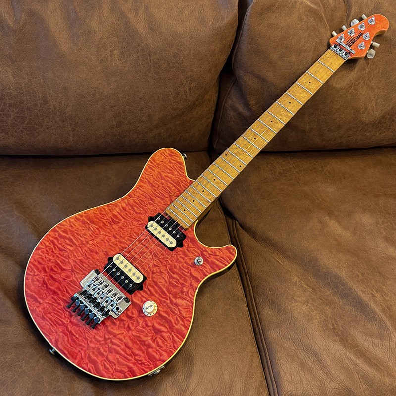 Music MAN Axis Ex Translucent Pink 1999 Used Electric Guitar 1999