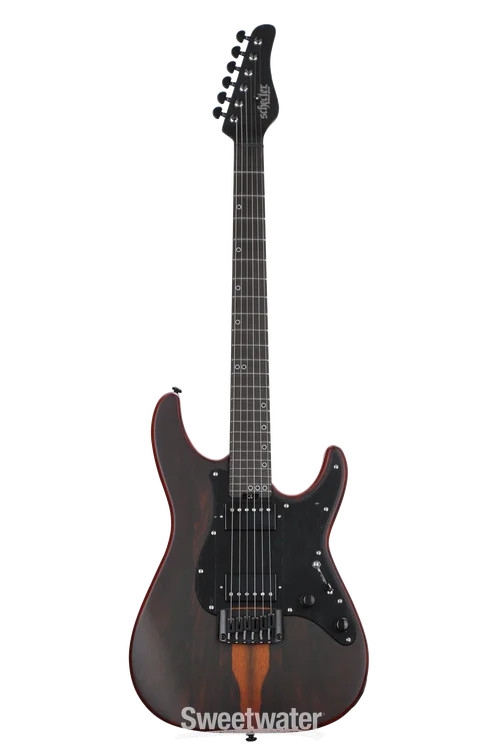 Schecter Sun Valley Super Shredder Exotic Hardtail Electric Guitar – Ziricote