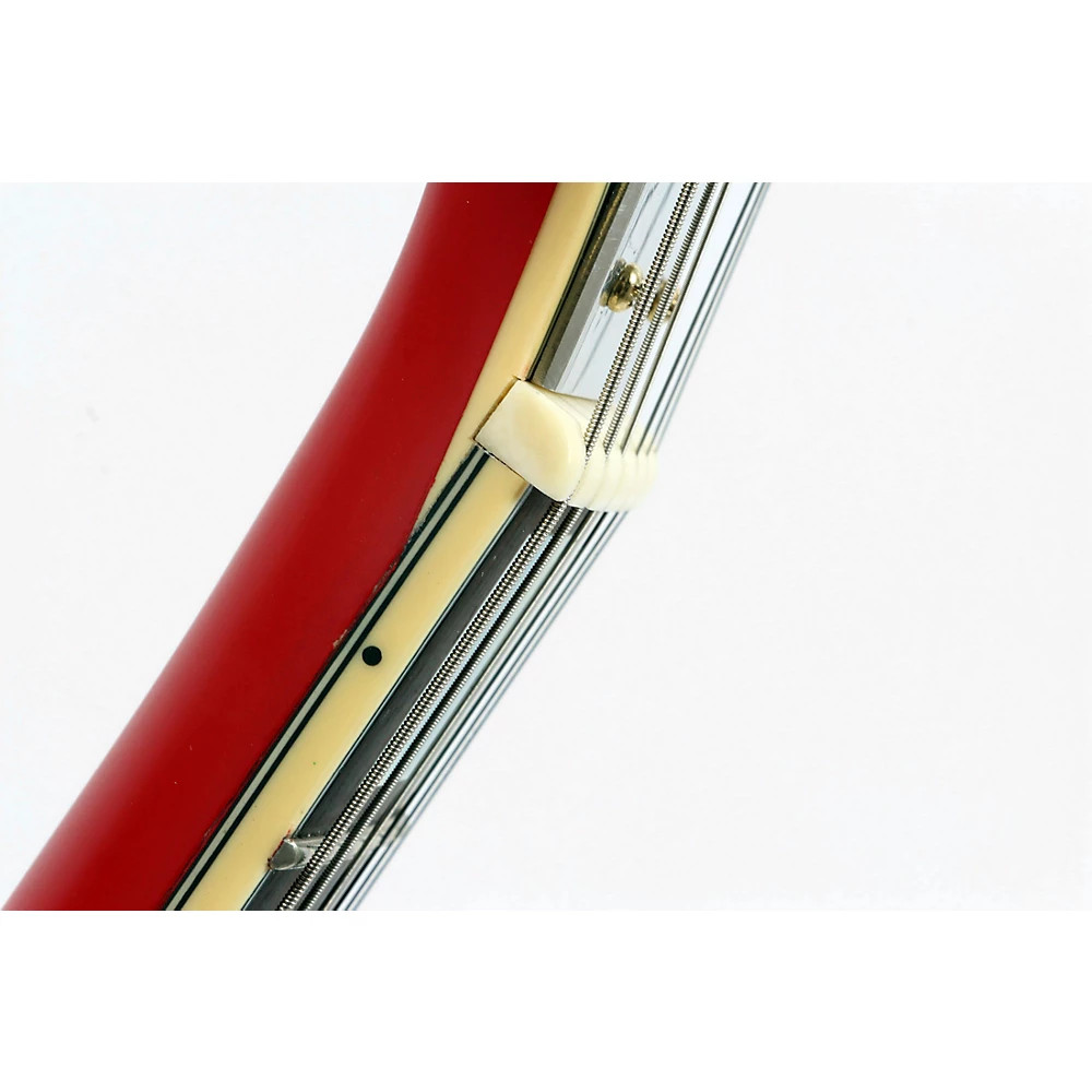 D’Angelico Deluxe LE DC Non FHole SemiHollow Guitar Matte Cherry 1978811667 OB