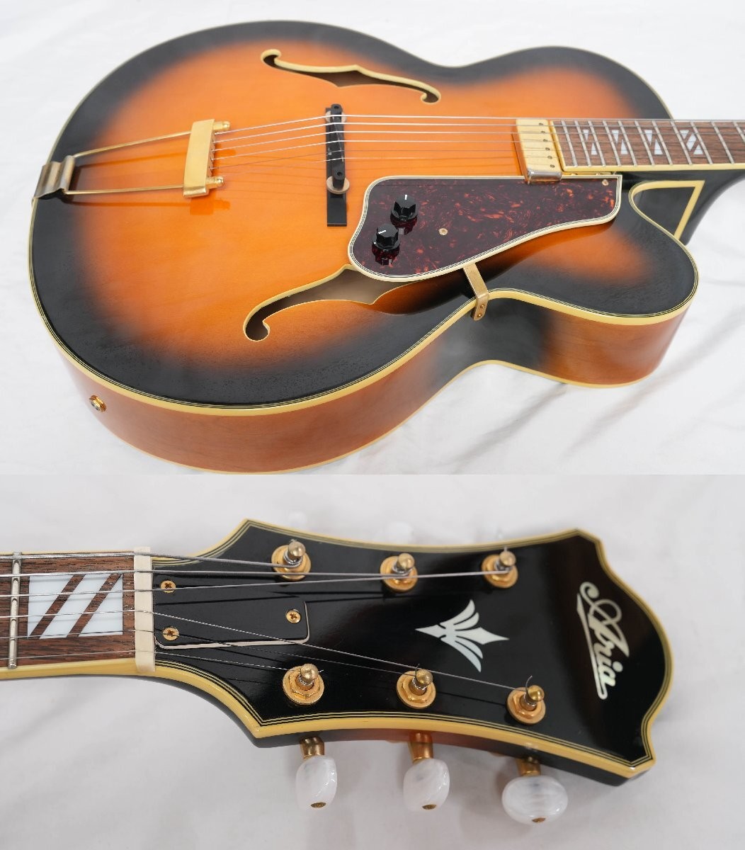 Electric Guitar Aria Pro II FA-71 BS Jazz Sunburst Made in Korea S/N S01114910