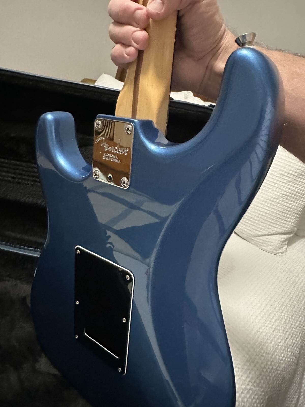 Fender American HSS Stratocaster Lake Placid blue -Upgraded & with HSC!!!