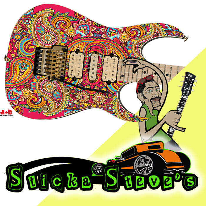 Guitar Skin Electric Axe Wrap Re-skin Acrobatics Dog Fight German War Plane 691