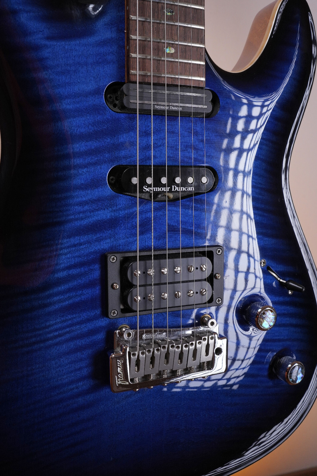 Framus Custom Shop Diablo Supreme X Order Masterbuilt HSH Blue Blackburst PRS