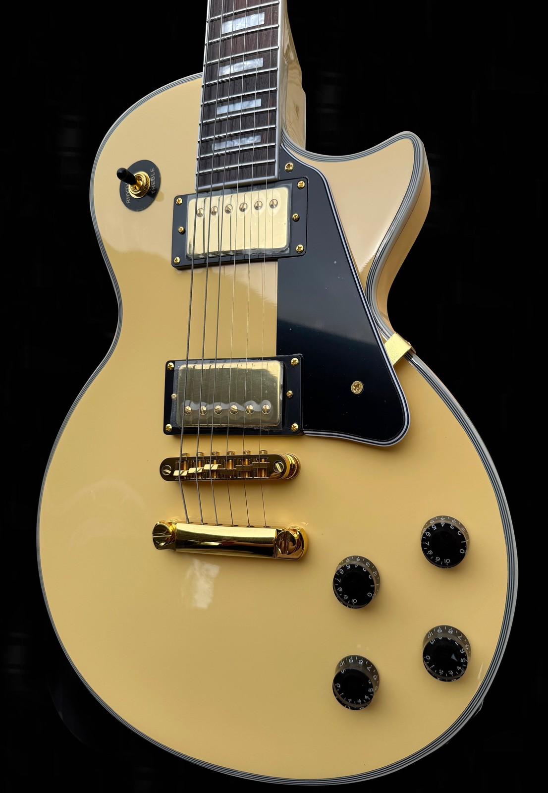 Firefly FFSPS LP Style Electric Guitar Cream Yellow Mahogany Body Alnico 5 Picku