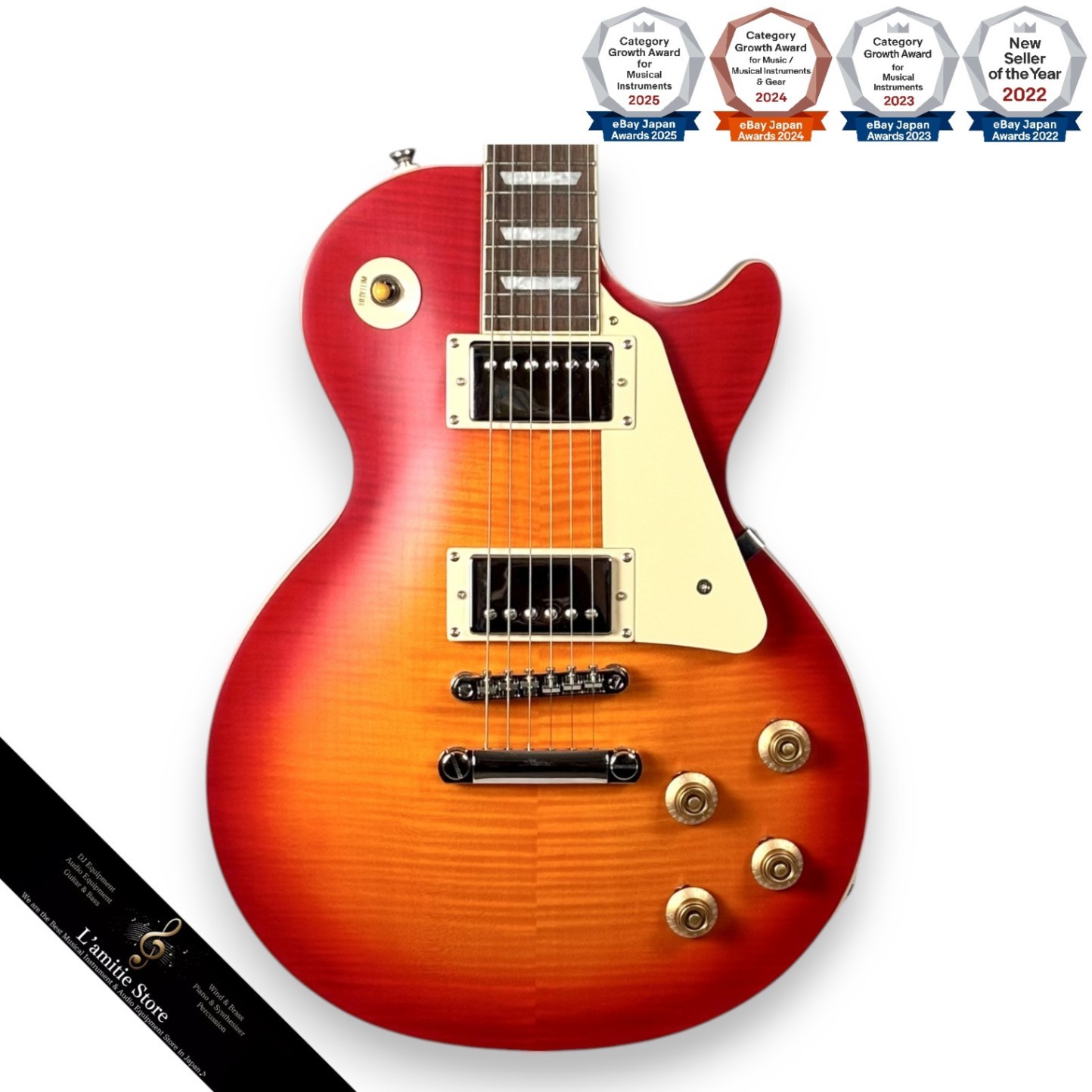 Epiphone 1959 Les Paul Standard Limited Aged Dark Cherry Burst Guitar