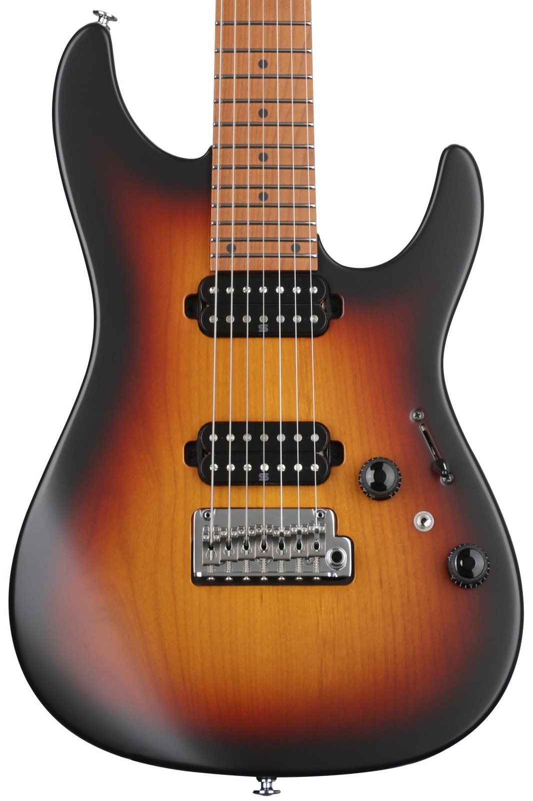 Ibanez Prestige AZ24027 7-string Electric Guitar – Tri Fade Burst Flat