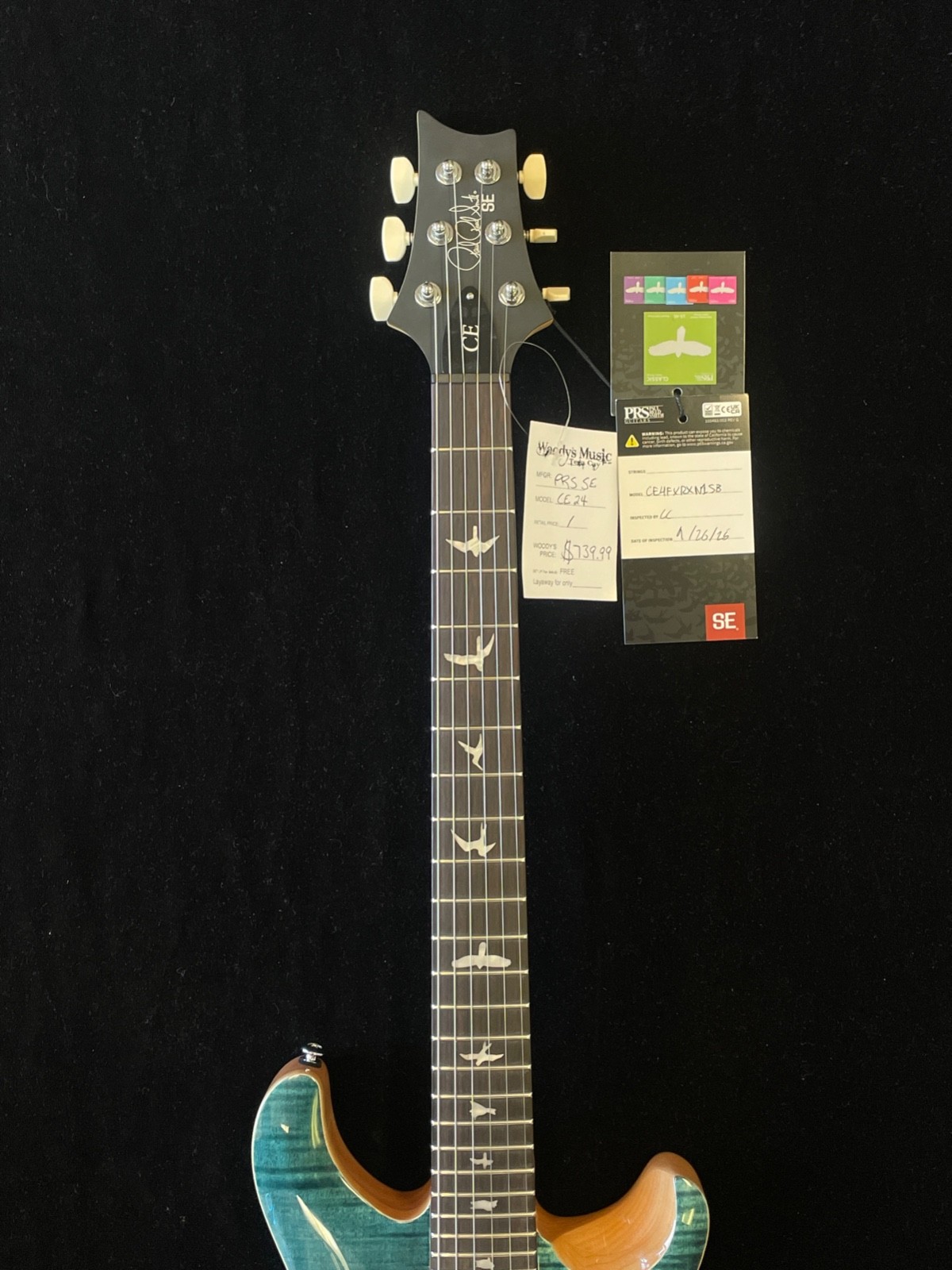 PRS SE CE 24 Slate Blue